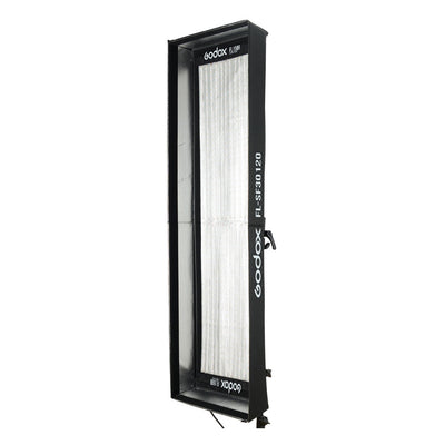 Softbox Godox rectangular FL-SF30120 de 30 x 120 cm con grilla para Panel LED Godox FL150R flexible