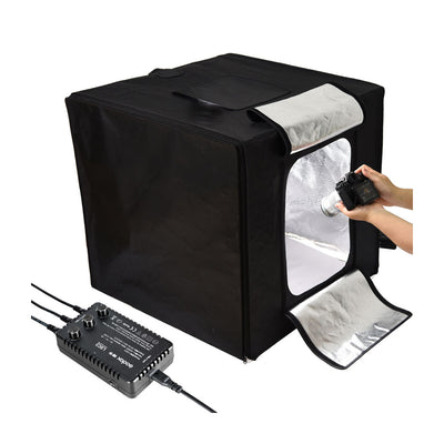 CAJA DE PRODUCTO GODOX CON LUZ LED DE 40X40X40CM (TRIPLE TIRA LED)