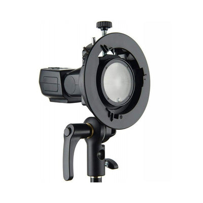 Montura Godox S2 para Flash de Cámara con Cabezal Redondo o Rectangular