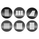 SET 4 DE ACCESORIOS GODOX TIPO GOBO