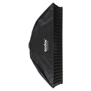 SOFTBOX GODOX DE 35X160CM CON GRILLA Y ANILLO ADAPTADOR CON MONTURA TIPO S
