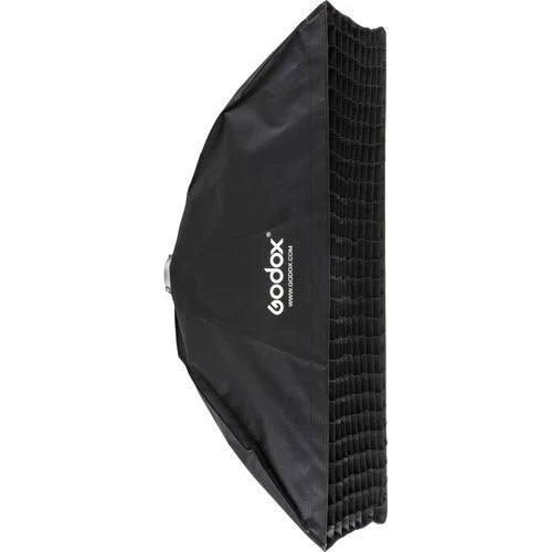 SOFTBOX GODOX DE 35X160CM CON GRILLA Y ANILLO ADAPTADOR CON MONTURA TIPO S