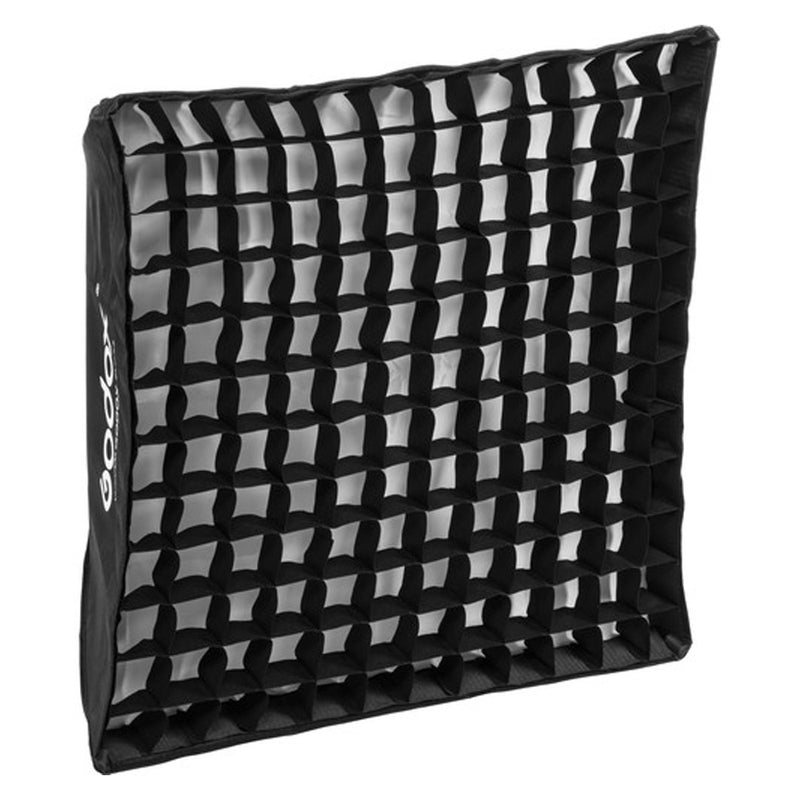 SOFTBOX GODOX DE 60X60CM CON GRILLA Y ANILLO ADAPTADOR CON MONTURA TIPO S