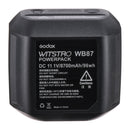 BATERIA GODOX WB87 PARA FLASH PORTABLE GODOX WITSTRO AD600 PORTATIL Y TODO EN UNO