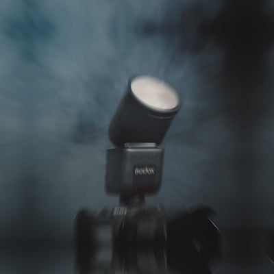 Mini Flash de Cámara Godox V1 mid TTL para flashes Sony